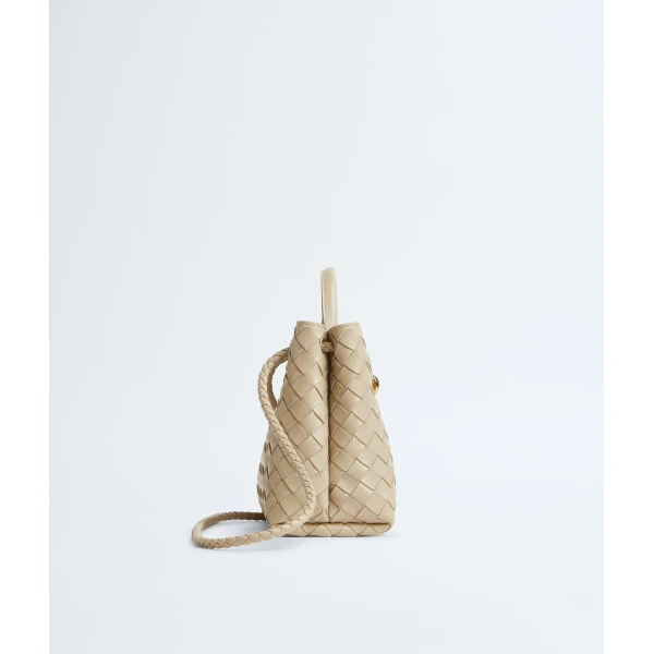 Khaite Women's Small Andiamo in Ecru - Beige Totes & Top-Handle Bags - The Lotus Tote Bag - Shop at Coveti