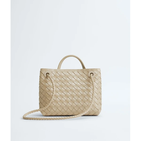 Khaite Women's Small Andiamo in Ecru - Beige Totes & Top-Handle Bags - The Lotus Tote Bag - Shop at Coveti