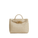 Khaite Women's Small Andiamo in Ecru - Beige Totes & Top-Handle Bags - The Lotus Tote Bag - Shop at Coveti