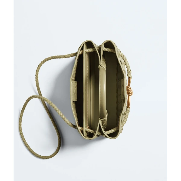 Khaite Women's Small Andiamo in Travertine - Beige Totes & Top-Handle Bags - The Lotus Tote Bag - Shop at Coveti