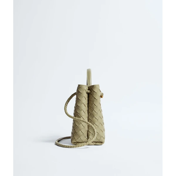 Khaite Women's Small Andiamo in Travertine - Beige Totes & Top-Handle Bags - The Lotus Tote Bag - Shop at Coveti