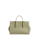 Khaite Women's Small Barbara Tote in Travertine - Beige Totes & Top-Handle Bags - The Lotus Tote Bag - Shop at Coveti