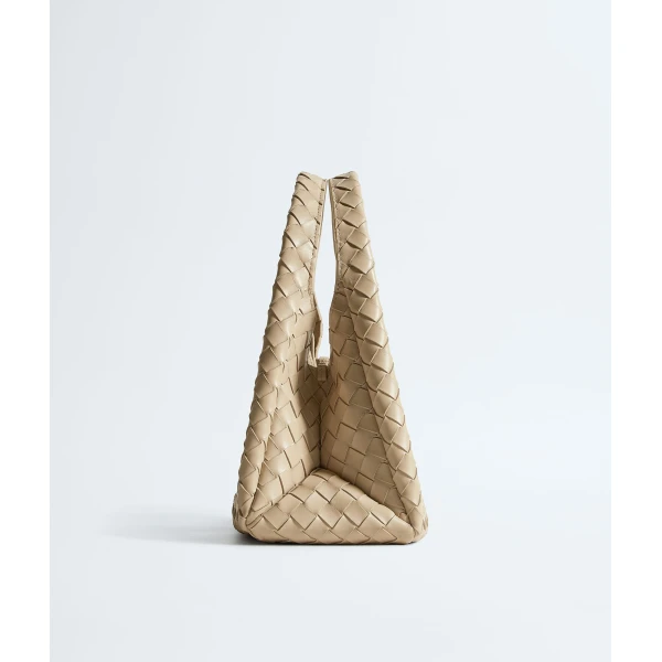 Khaite Women's Small Campana in Ecru - Beige Shoulder & Crossbody Bags - The Lotus Tote Bag - Shop at Coveti