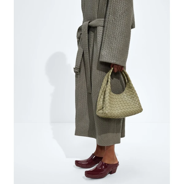 Khaite Women's Small Campana in Travertine - Beige Shoulder & Crossbody Bags - The Lotus Tote Bag - Shop at Coveti