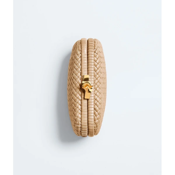 Khaite Women's Soft Knot in Shore - Beige Clutch Bags - The Lotus Tote Bag - Shop at Coveti