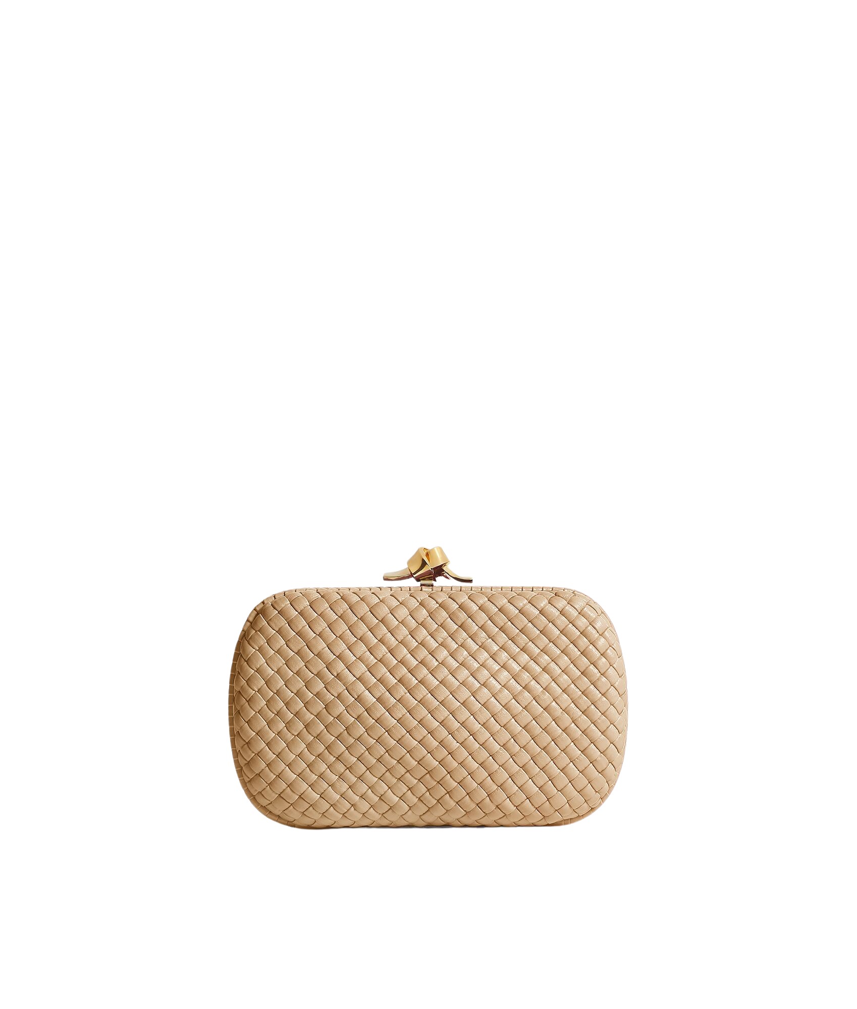 Khaite Women's Soft Knot in Shore - Beige Clutch Bags - The Lotus Tote Bag - Shop at Coveti