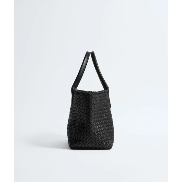 Khaite Cabat in Black - Black Totes & Top-Handle Bags - The Lotus Tote Bag - Shop at Coveti