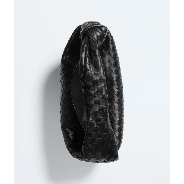 Khaite Jodie in Black - Black Shoulder & Crossbody Bags - The Lotus Tote Bag - Shop at Coveti