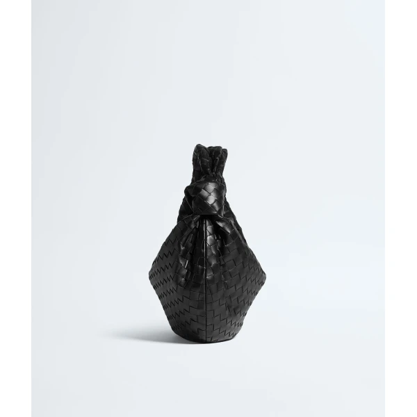 Khaite Jodie in Black - Black Shoulder & Crossbody Bags - The Lotus Tote Bag - Shop at Coveti