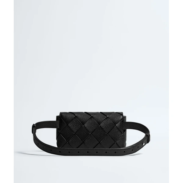 Khaite Men's Diago Belt Bag in Black - Black Belt Bags - The Lotus Tote Bag - Shop at Coveti