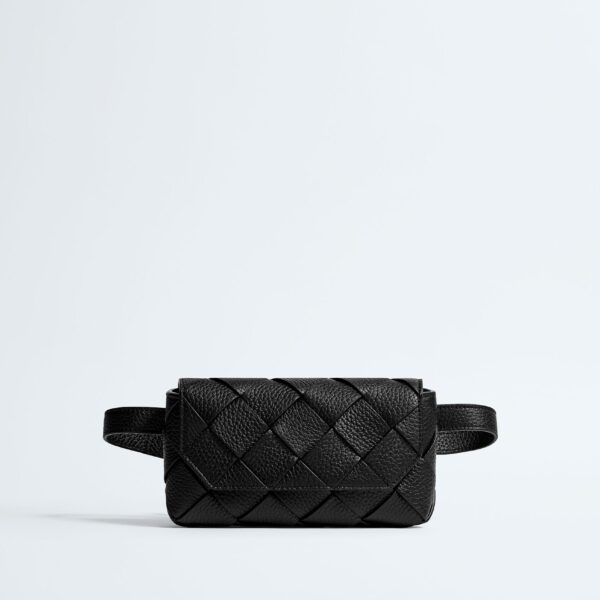 Khaite Men's Diago Belt Bag in Black - Black Belt Bags - The Lotus Tote Bag - Shop at Coveti