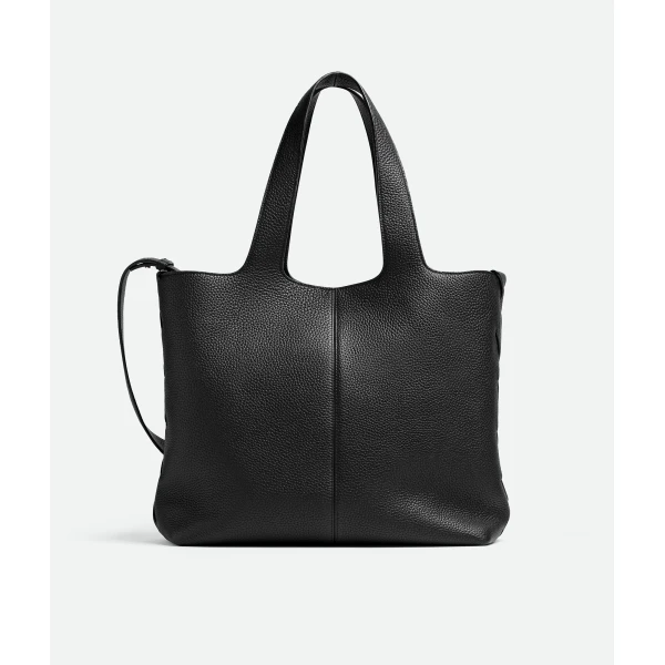 Khaite Men's Diago Tote in Black - Black Totes & Top-Handle Bags - The Lotus Tote Bag - Shop at Coveti