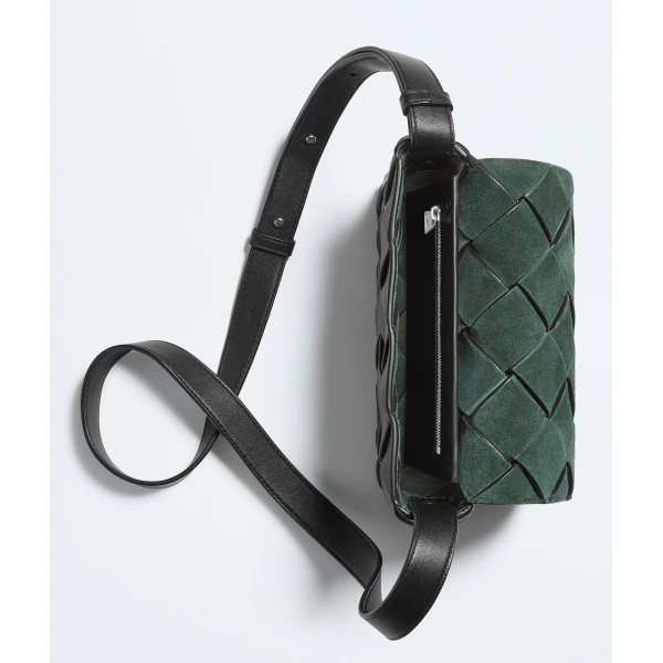 Khaite Men's Diago in Black - Black Shoulder & Crossbody Bags - The Lotus Tote Bag - Shop at Coveti