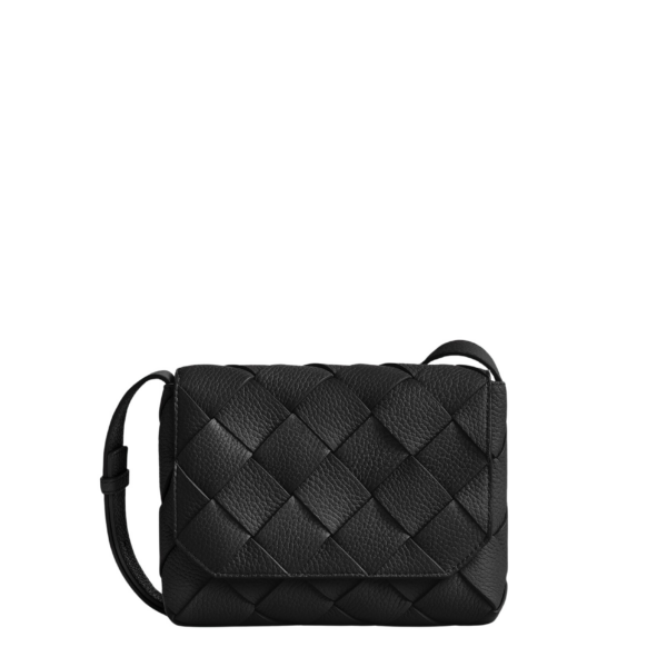 Khaite Men's Diago in Black - Black Shoulder & Crossbody Bags - The Lotus Tote Bag - Shop at Coveti
