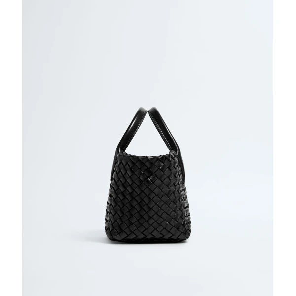 Khaite Mini Cabat in Black - Black Mini Bags - The Lotus Tote Bag - Shop at Coveti