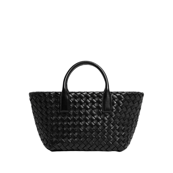 Khaite Mini Cabat in Black - Black Mini Bags - The Lotus Tote Bag - Shop at Coveti