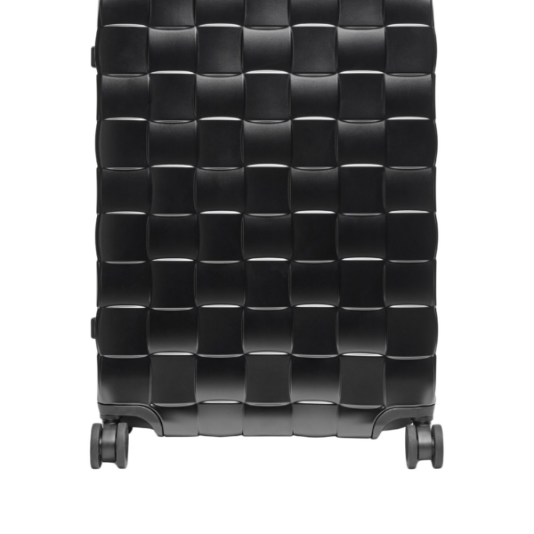 Khaite Odissey Check-In Suitcase in Black - Black  - The Lotus Tote Bag - Shop at Coveti