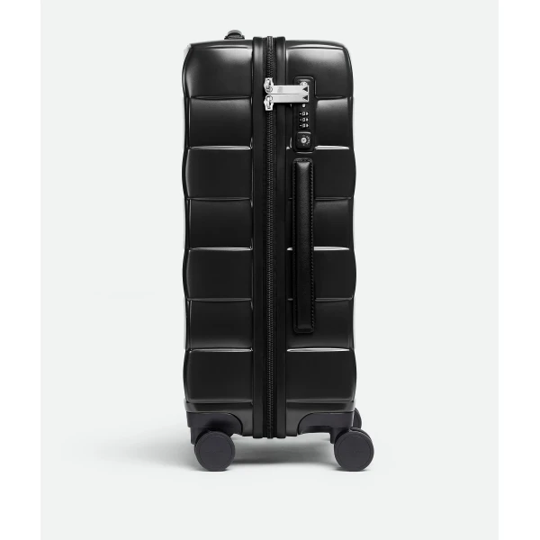 Khaite Odyssey Cabin Suitcase in Black - Black  - The Lotus Tote Bag - Shop at Coveti