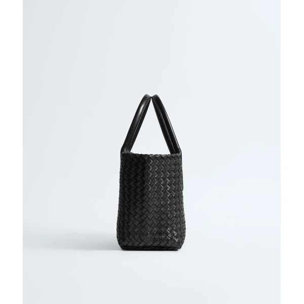 Khaite Small Cabat in Black - Black Totes & Top-Handle Bags - The Lotus Tote Bag - Shop at Coveti