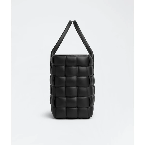 Khaite Tote Bag in Black - Black Totes & Top-Handle Bags - The Lotus Tote Bag - Shop at Coveti
