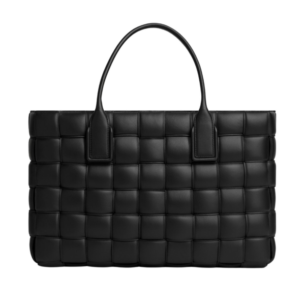 Khaite Tote Bag in Black - Black Totes & Top-Handle Bags - The Lotus Tote Bag - Shop at Coveti