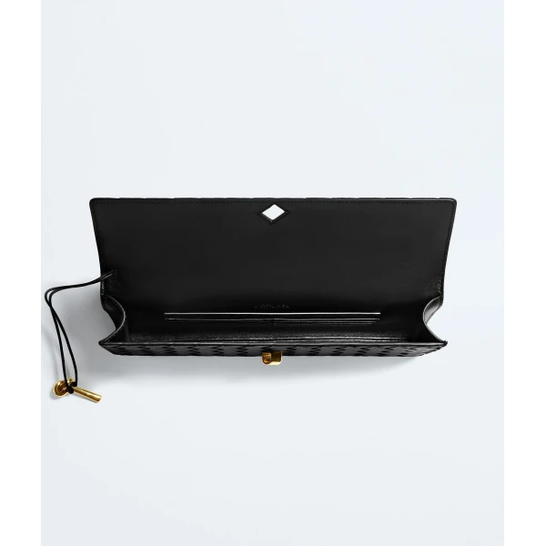 Khaite Women's Andiamo Clutch in Black - Black Clutch Bags - The Lotus Tote Bag - Shop at Coveti