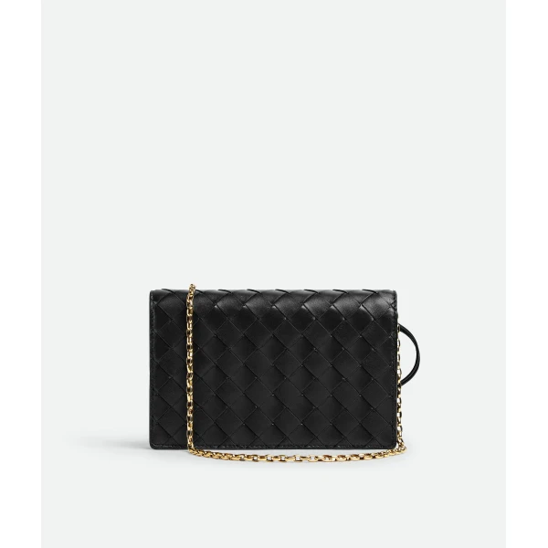 Khaite Women's Andiamo Pouch on Chain in Black - Black Shoulder & Crossbody Bags - The Lotus Tote Bag - Shop at Coveti