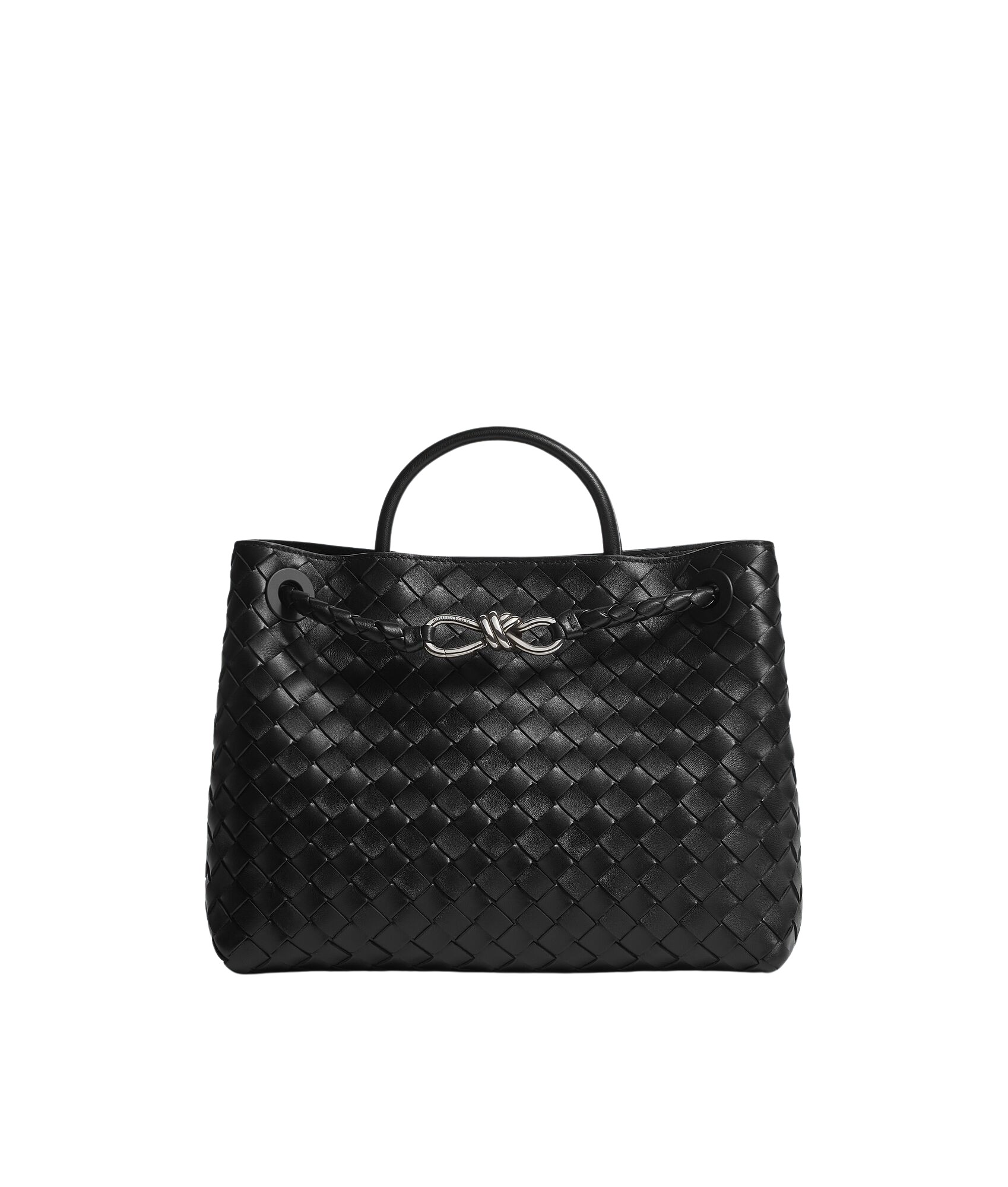 Black-Womens-Andiamo-in-Black-coveti-634648_nobg Khaite Women's Andiamo in Black - Black Totes & Top-Handle Bags - The Lotus Tote Bag - Shop at Coveti