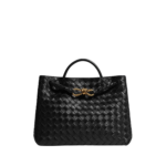Khaite Women's Andiamo in Black - Black Totes & Top-Handle Bags - The Lotus Tote Bag - Shop at Coveti