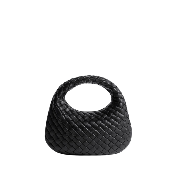 Khaite Women's Baby Veneta in Black - Black Mini Bags - The Lotus Tote Bag - Shop at Coveti