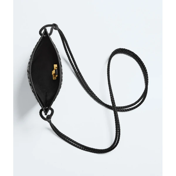 Khaite Women's Bacio Phone Bucket in Black - Black Bucket Bags - The Lotus Tote Bag - Shop at Coveti