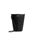 Khaite Women's Bacio Phone Bucket in Black - Black Bucket Bags - The Lotus Tote Bag - Shop at Coveti