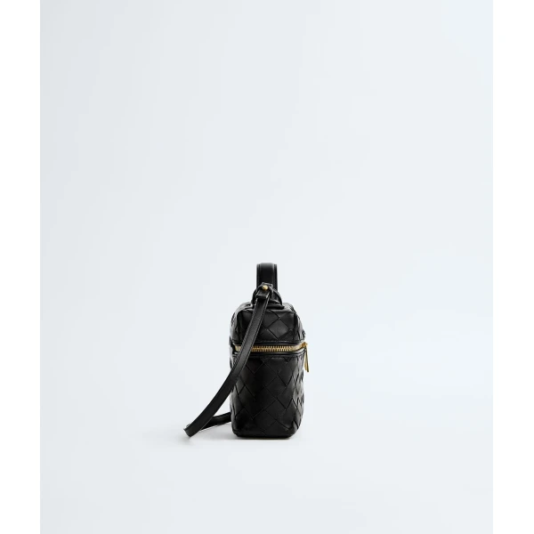 Khaite Women's Bang Bang in Black - Black Shoulder & Crossbody Bags - The Lotus Tote Bag - Shop at Coveti