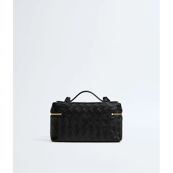 Khaite Women's Bang Bang in Black - Black Shoulder & Crossbody Bags - The Lotus Tote Bag - Shop at Coveti