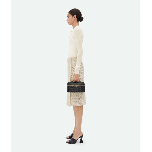Khaite Women's Bang Bang in Black - Black Shoulder & Crossbody Bags - The Lotus Tote Bag - Shop at Coveti