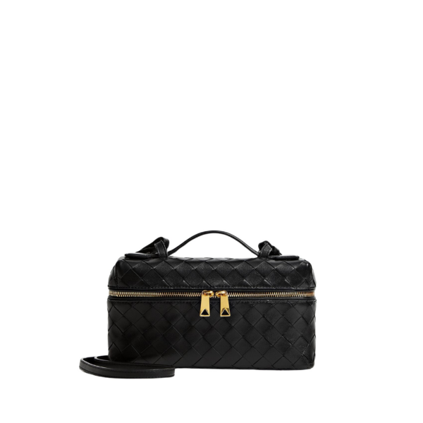 Khaite Women's Bang Bang in Black - Black Shoulder & Crossbody Bags - The Lotus Tote Bag - Shop at Coveti