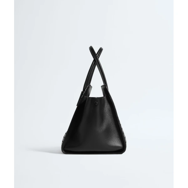 Khaite Women's Barbara Tote in Black - Black Totes & Top-Handle Bags - The Lotus Tote Bag - Shop at Coveti
