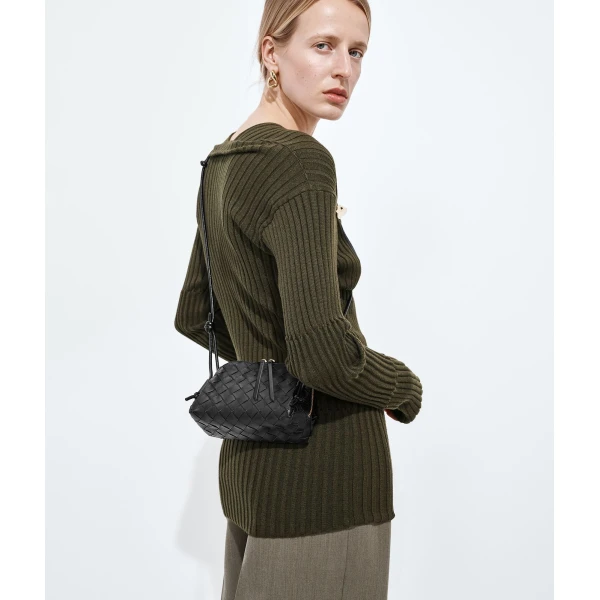 Khaite Women's Concert Pouch in Black - Black Clutch Bags - The Lotus Tote Bag - Shop at Coveti