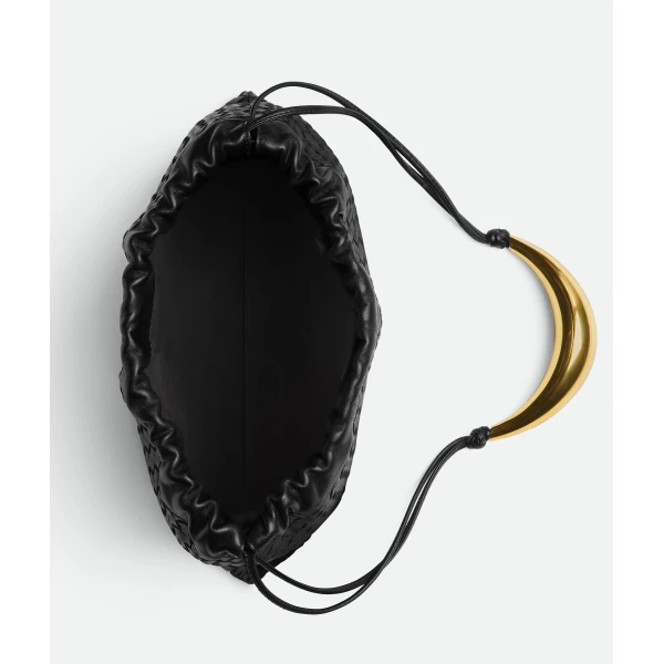 Khaite Women's Dustbag Handle in Black - Black Shoulder & Crossbody Bags - The Lotus Tote Bag - Shop at Coveti