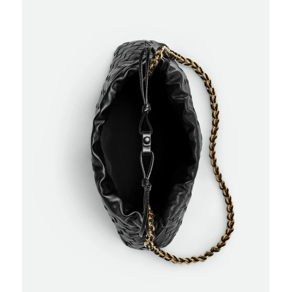 Khaite Women's Dustbag Notte in Black - Black Shoulder & Crossbody Bags - The Lotus Tote Bag - Shop at Coveti