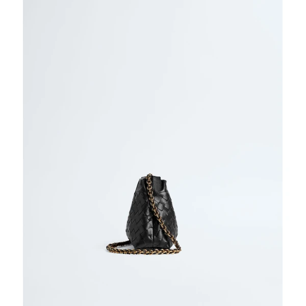 Khaite Women's Dustbag Notte in Black - Black Shoulder & Crossbody Bags - The Lotus Tote Bag - Shop at Coveti