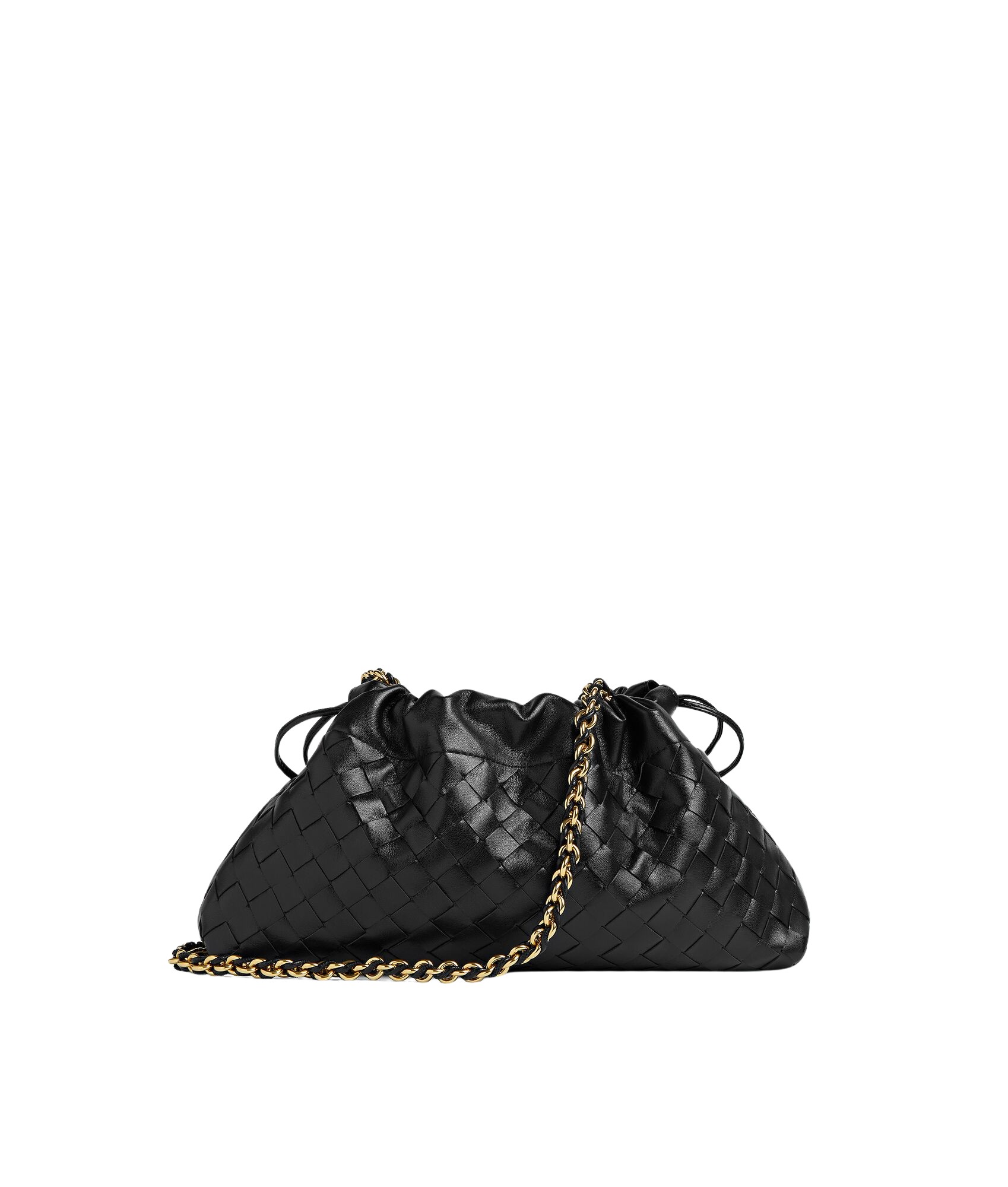 Black-Womens-Dustbag-Notte-in-Black-coveti-364160_nobg Khaite Women's Dustbag Notte in Black - Black Shoulder & Crossbody Bags - The Lotus Tote Bag - Shop at Coveti
