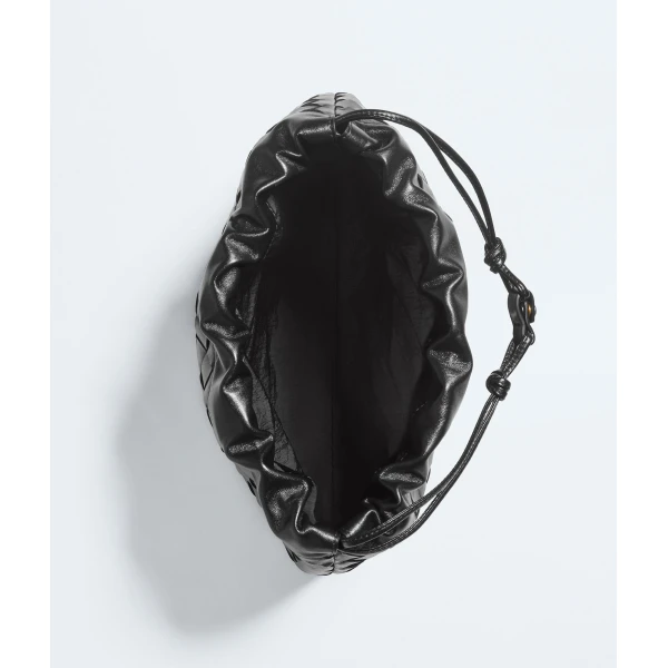 Khaite Women's Dustbag in Black - Black Shoulder & Crossbody Bags - The Lotus Tote Bag - Shop at Coveti