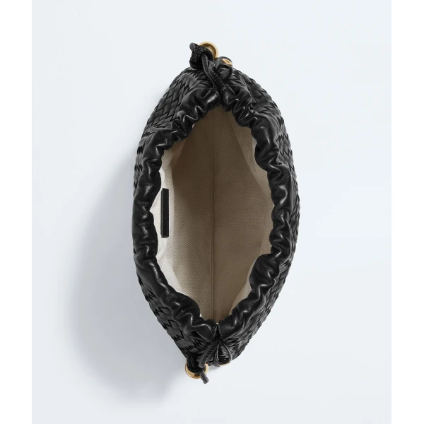 Khaite Women's Dustbag  in Black - Black Shoulder & Crossbody Bags - The Lotus Tote Bag - Shop at Coveti