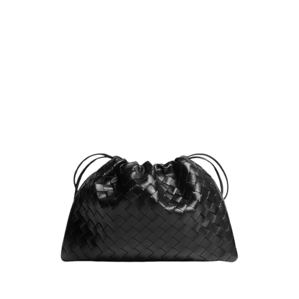 Khaite Women's Dustbag in Black - Black Shoulder & Crossbody Bags - The Lotus Tote Bag - Shop at Coveti