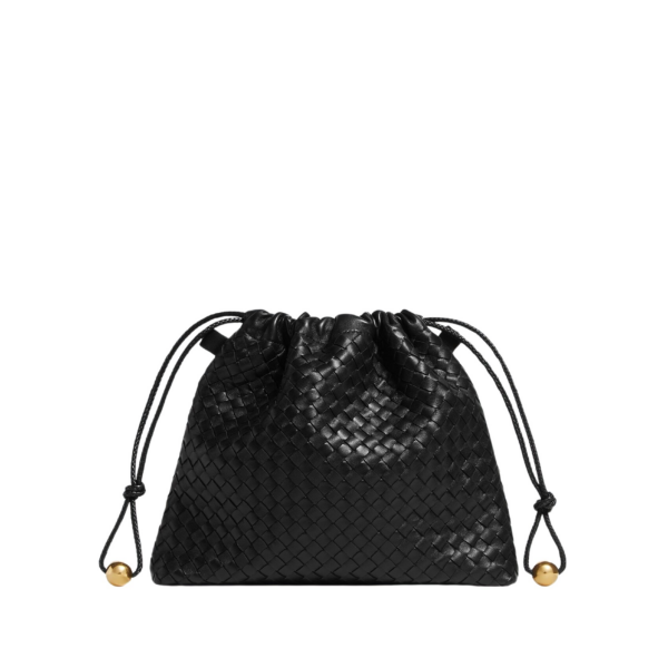 Khaite Women's Dustbag  in Black - Black Shoulder & Crossbody Bags - The Lotus Tote Bag - Shop at Coveti