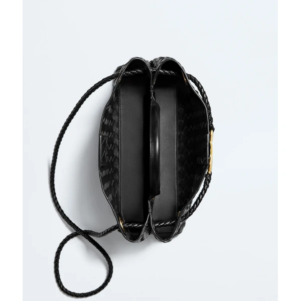 Khaite Women's East-West Andiamo in Black - Black Totes & Top-Handle Bags - The Lotus Tote Bag - Shop at Coveti