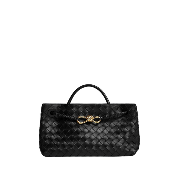 Khaite Women's East-West Andiamo in Black - Black Totes & Top-Handle Bags - The Lotus Tote Bag - Shop at Coveti
