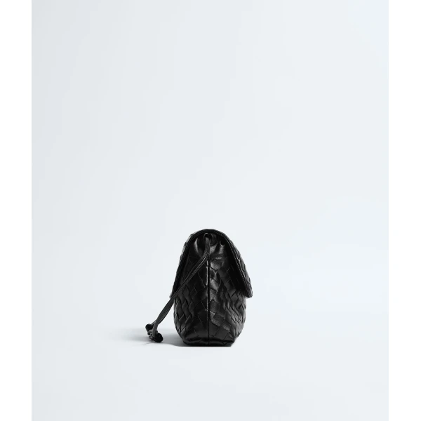 Khaite Women's Giorno in Black - Black Shoulder & Crossbody Bags - The Lotus Tote Bag - Shop at Coveti