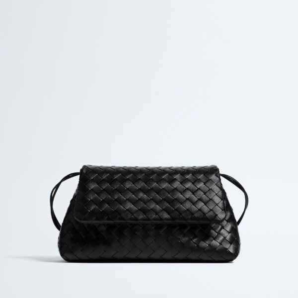 Khaite Women's Giorno in Black - Black Shoulder & Crossbody Bags - The Lotus Tote Bag - Shop at Coveti